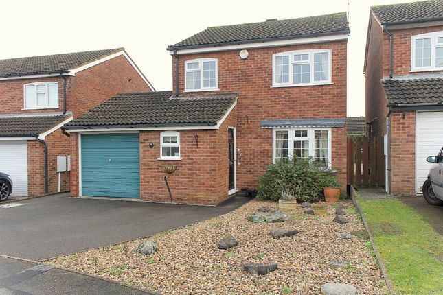 Thumbnail Detached house for sale in Thurlow Close, Oadby, Leicester