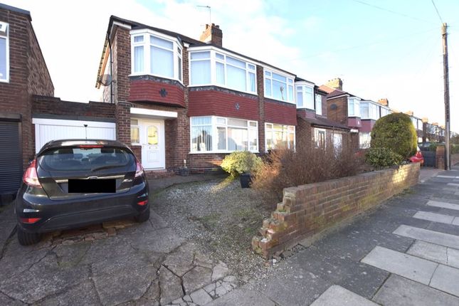 Thumbnail Semi-detached house for sale in Cloverdale Gardens, High Heaton, Newcastle Upon Tyne