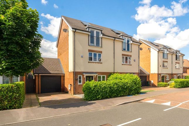 Thumbnail Semi-detached house for sale in Bateson Drive, Leavesden, Watford, Hertfordshire
