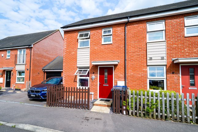 Thumbnail End terrace house to rent in Wellington Road, Upper Cambourne, Cambourne, Cambridge
