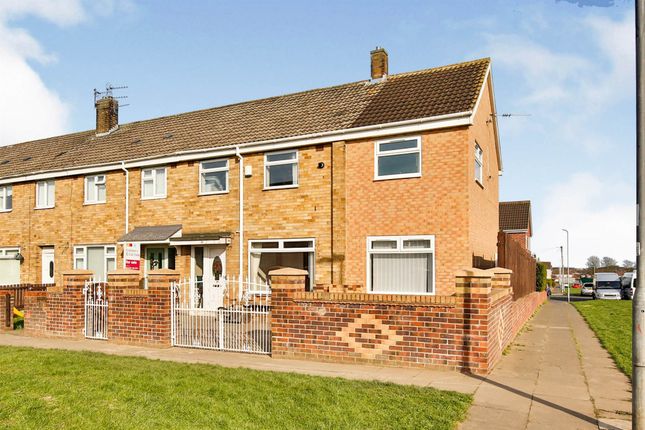 Thumbnail End terrace house for sale in Macaulay Road, Hartlepool