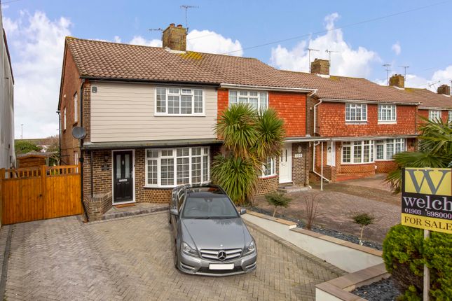 Thumbnail Semi-detached house for sale in Northcourt Road, Worthing