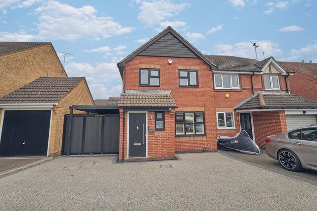 Thumbnail Semi-detached house for sale in Turner Drive, Hinckley
