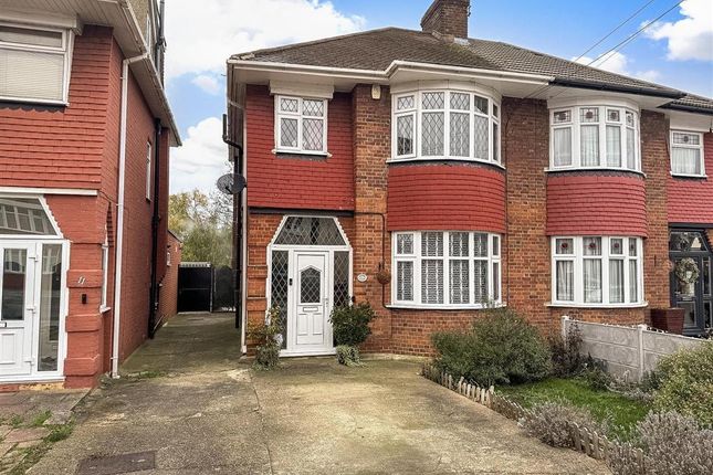 Thumbnail Semi-detached house for sale in Harewood Drive, Clayhall, Ilford, Essex
