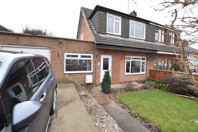 Thumbnail Semi-detached house to rent in Primley Park Grove, Alwoodley, Leeds