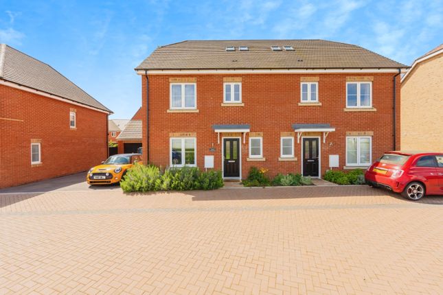 Thumbnail Semi-detached house for sale in Wheatfield Road, Houghton Conquest, Bedford, Bedfordshire