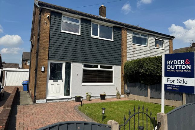 Semi-detached house for sale in Burnside Close, Heywood, Greater Manchester