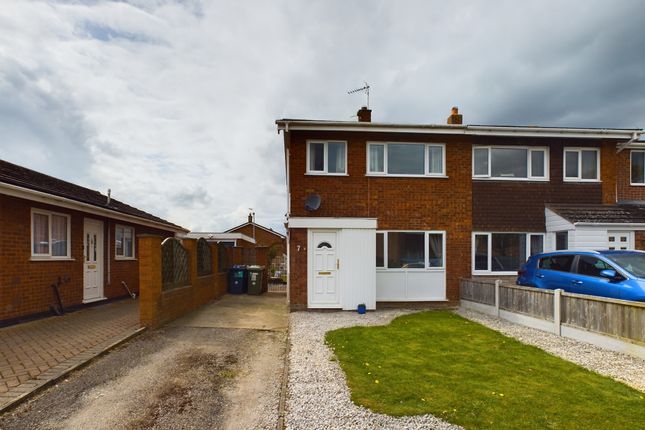 Thumbnail Semi-detached house for sale in Hollies Brook Close, Gnosall, Stafford, Staffs