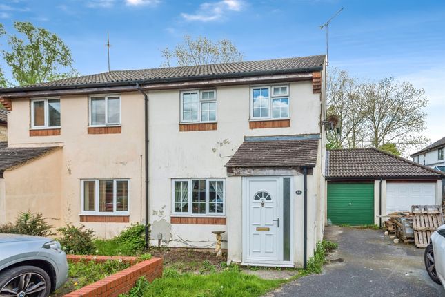 Thumbnail Semi-detached house for sale in Plattes Close, Shaw, Swindon