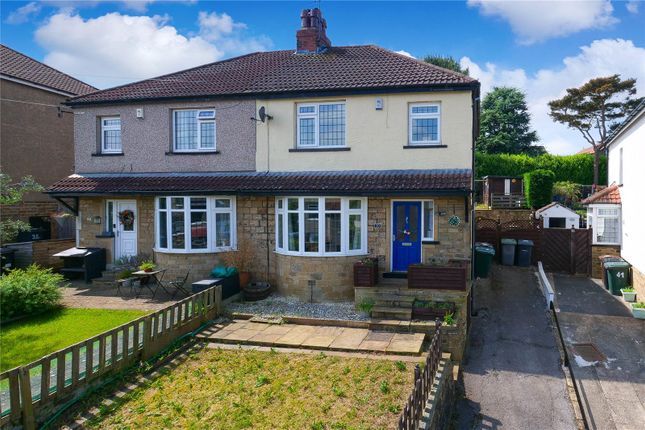 Thumbnail Semi-detached house for sale in Strathallan Drive, Baildon, Shipley, West Yorkshire