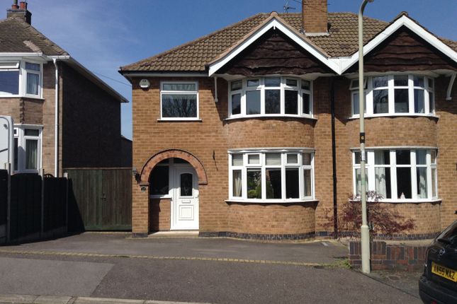 Thumbnail Semi-detached house to rent in Heathgate Close, Birstall, Leicester