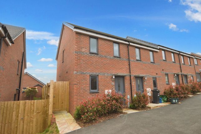 Thumbnail End terrace house for sale in Hutchings Drive, Tithebarn, Exeter, Devon