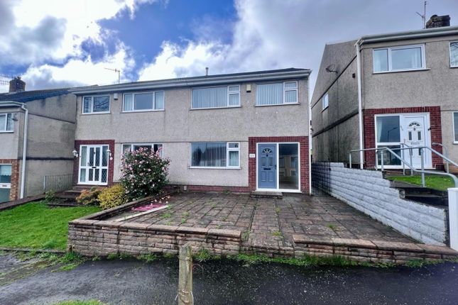 Thumbnail Semi-detached house to rent in Llangyfelach Road, Treboeth, Swansea