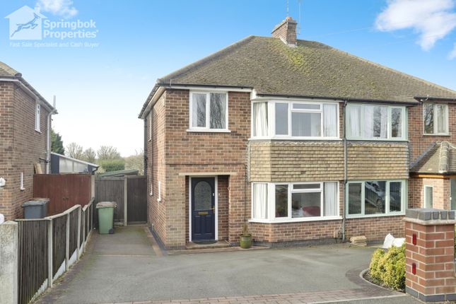 Thumbnail Semi-detached house for sale in Silver Street, Coalville, Leicestershire