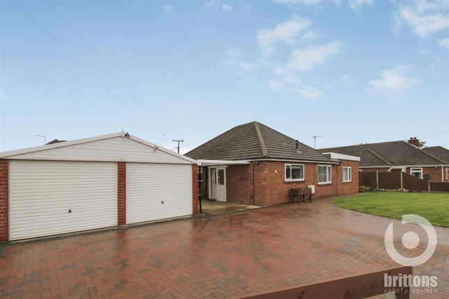 Thumbnail Detached bungalow for sale in Hall Lane, West Winch, King's Lynn