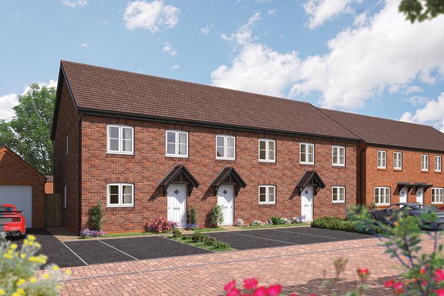Thumbnail End terrace house for sale in "The Rowan" at Watermill Way, Collingtree, Northampton