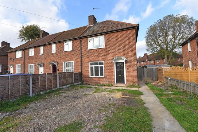 Thumbnail End terrace house to rent in Aberconway Road, Morden