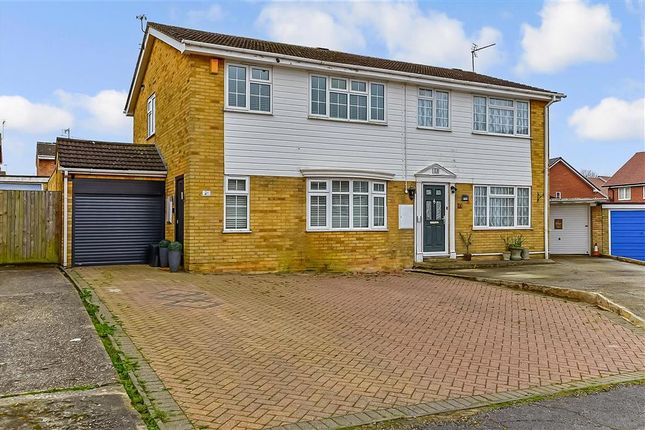 Semi-detached house for sale in Whitebeam Drive, Coxheath, Maidstone, Kent