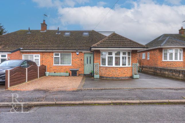 Thumbnail Semi-detached bungalow for sale in The Keep, East Leake, Loughborough