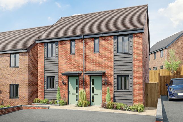 End terrace house for sale in "The Alnmouth" at Rose Hill, Stafford