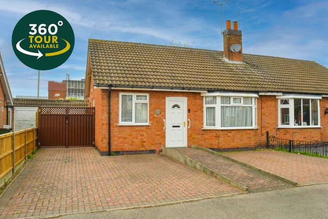 Thumbnail Semi-detached bungalow for sale in Brooksby Close, Oadby, Leicester