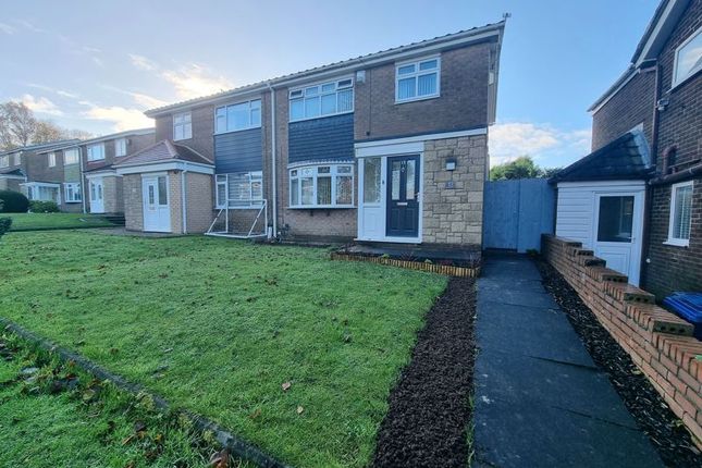 Thumbnail Semi-detached house for sale in Glenwood Walk, Chapel Park, Newcastle Upon Tyne