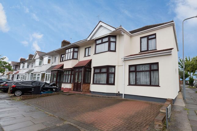 Thumbnail End terrace house for sale in Yoxley Drive, Ilford
