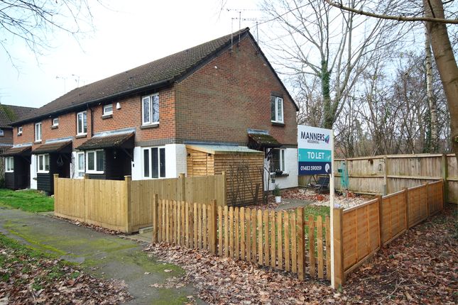 Thumbnail Terraced house to rent in Overthorpe Close, Knaphill, Woking