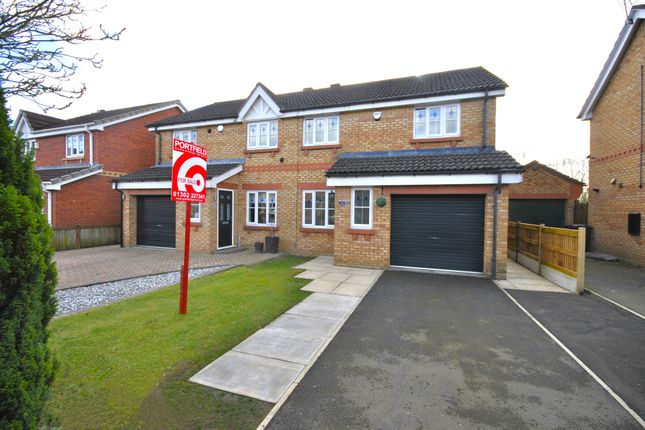 Semi-detached house for sale in Shuttleworth Close, Rossington, Doncaster