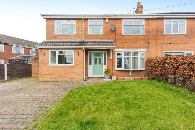 Thumbnail Semi-detached house for sale in Overdale Road, Romiley, Stockport, Greater Manchester