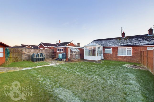 Semi-detached bungalow for sale in Chapelfield, Freethorpe, Norwich
