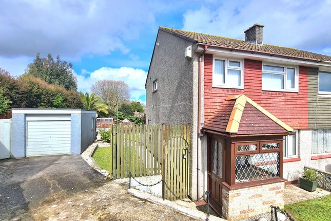 Semi-detached house for sale in Messack Close, Falmouth