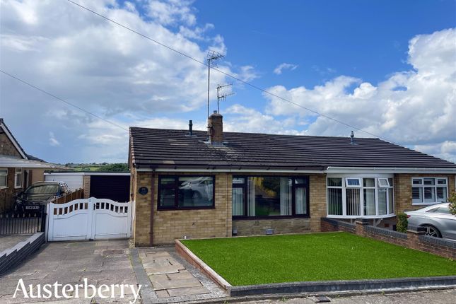 Thumbnail Semi-detached bungalow for sale in Balmoral Close, Hanford, Stoke-On-Trent, Staffordshire