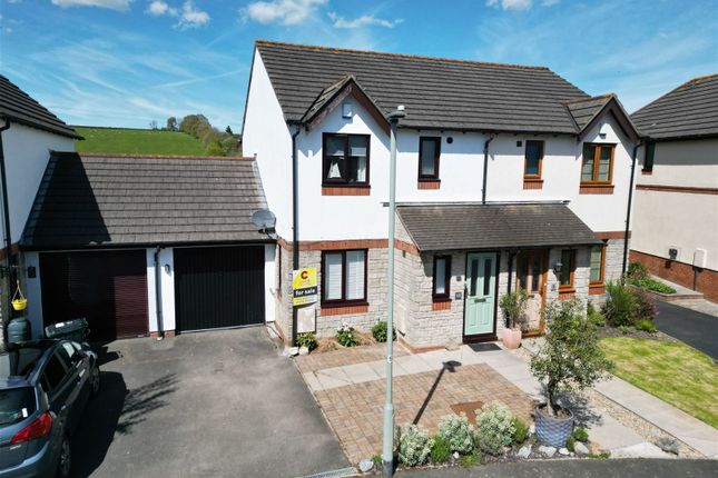 Semi-detached house for sale in The Gardens, Chudleigh, Newton Abbot