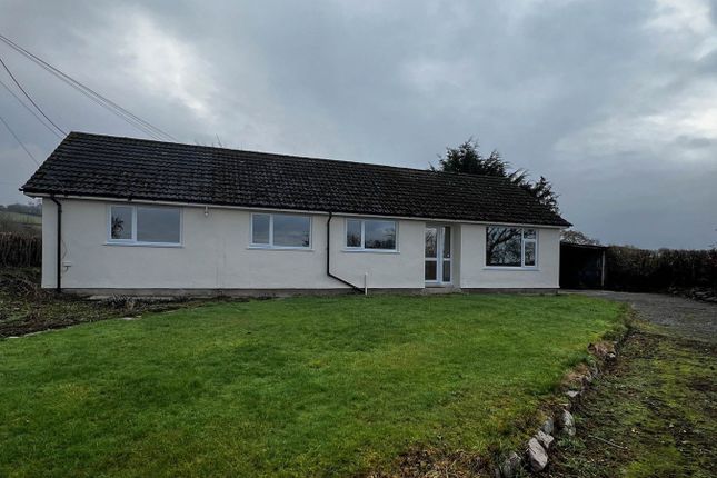 Thumbnail Detached bungalow to rent in Garth, Llangammarch Wells