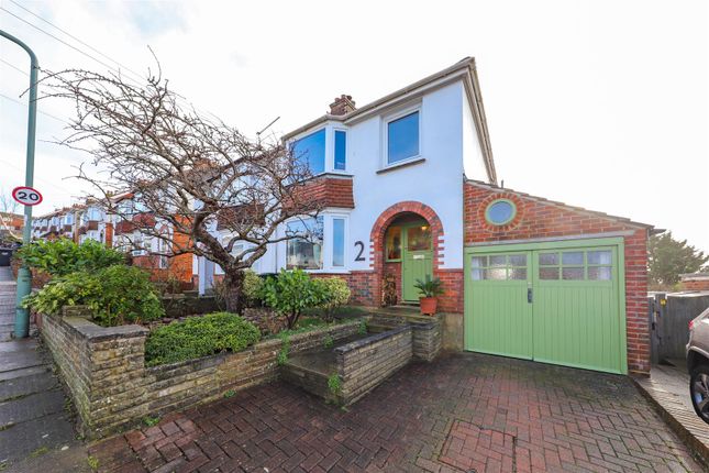 Thumbnail Semi-detached house for sale in Downsview Road, Portslade, Brighton
