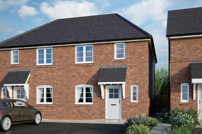 Thumbnail Semi-detached house for sale in Tatenhill, Burton-On-Trent, Staffordshire