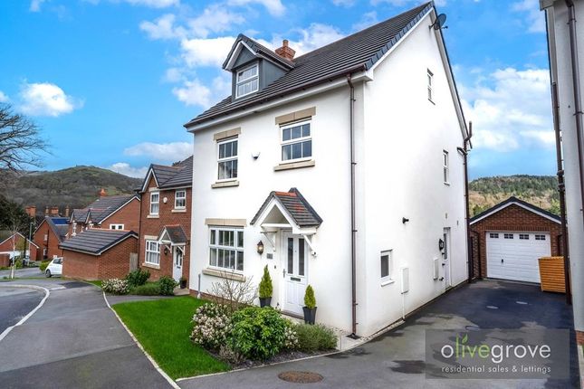 Thumbnail Detached house for sale in Maes Helyg, Vicarage Road, Llangollen