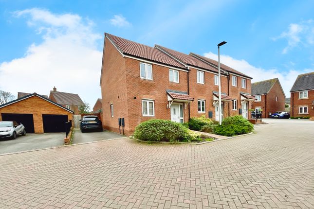 Thumbnail End terrace house for sale in Hodges Close, Honiton