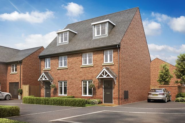 Thumbnail Semi-detached house for sale in "The Braxton - Plot 322" at Wrexham Road, Marlston-Cum-Lache, Chester