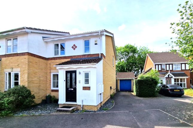 Thumbnail Semi-detached house for sale in Gloster Close, Ash Vale, Surrey