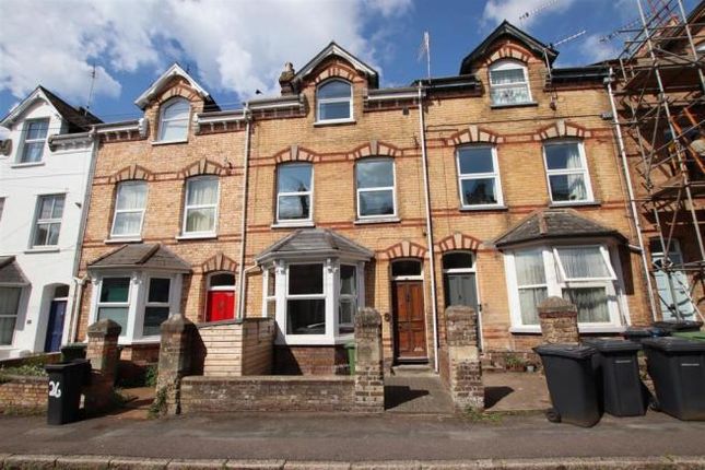 Thumbnail Terraced house to rent in Raleigh Road, St. Leonards, Exeter