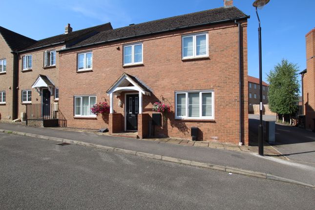 Thumbnail End terrace house for sale in Rye Close, Littleport