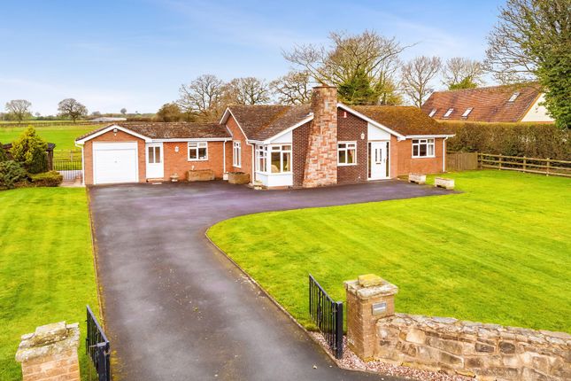 Thumbnail Detached bungalow for sale in Knighton Road, Woore, Crewe
