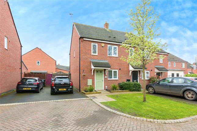 Thumbnail Semi-detached house for sale in Langley Way, Hawksyard, Rugeley, Staffordshire