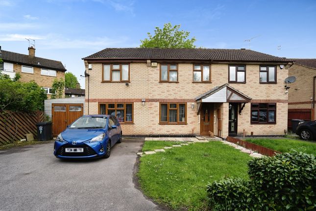 Semi-detached house for sale in Bracken Close, Leicester