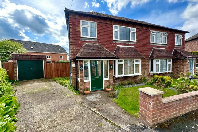 Thumbnail Semi-detached house for sale in Elsley Close, Frimley Green, Camberley
