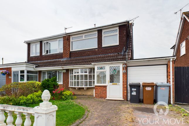 Thumbnail Semi-detached house for sale in Pelican Close, Crewe, Cheshire