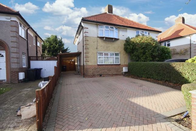 Thumbnail Semi-detached house for sale in Laughton Road, Northolt