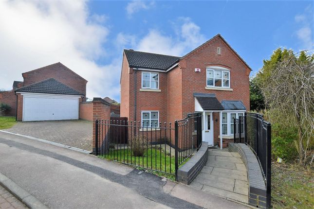 Thumbnail Detached house to rent in Bridgemere Close, Leicester